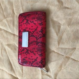 Armani exchange red wallet